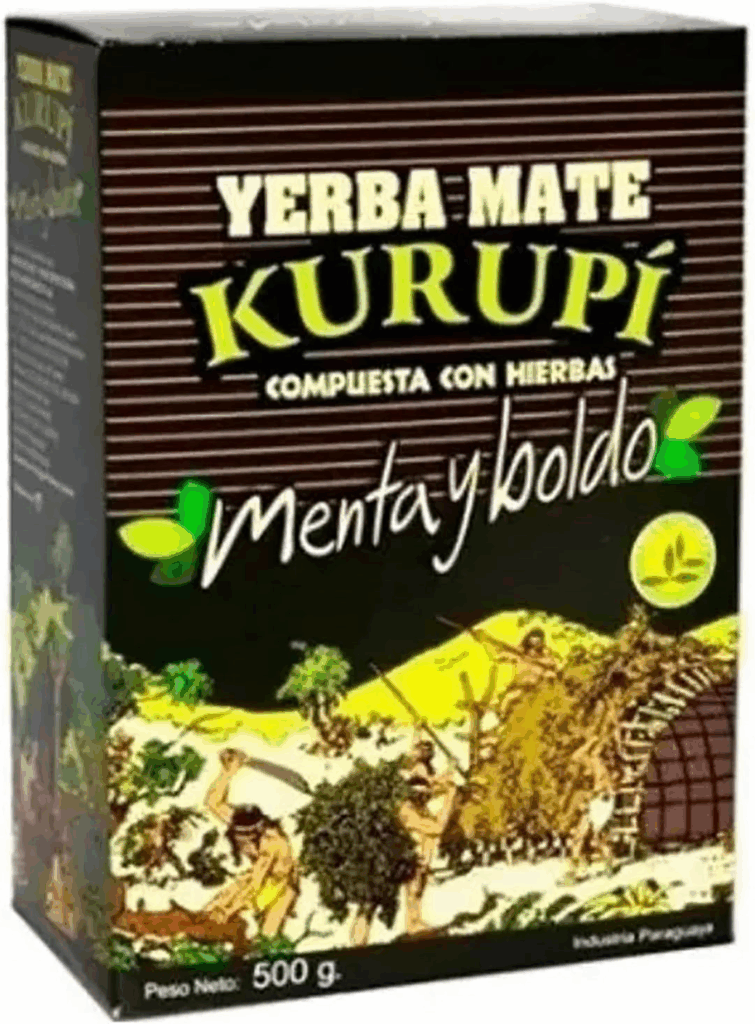 Erva Para Tereré Sabor Menta Y Boldo 500 Gramas - Kurupí