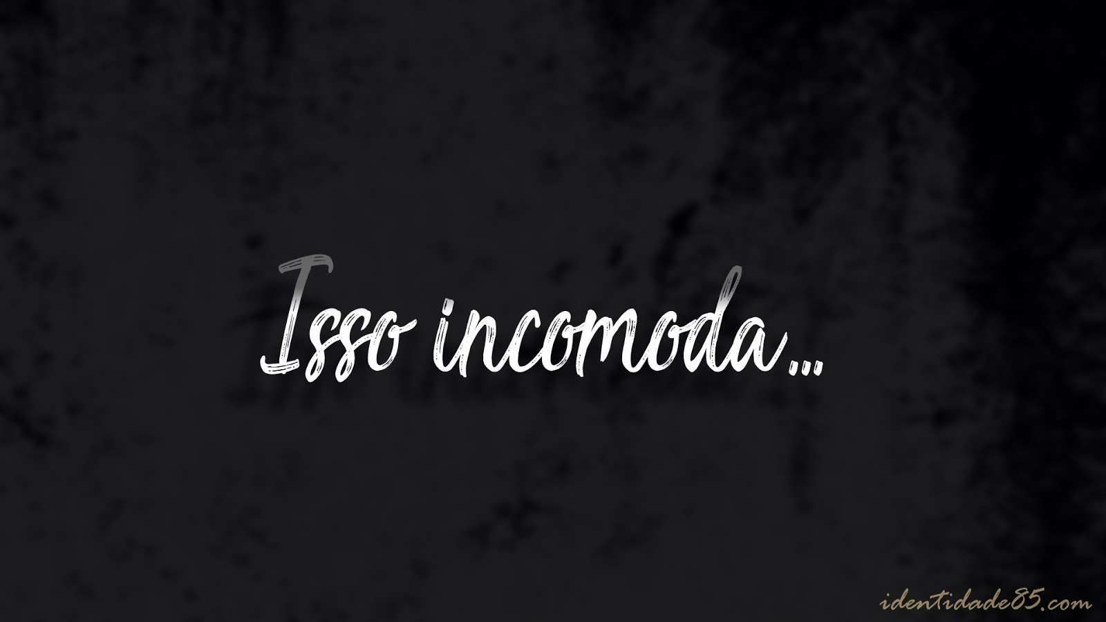 Isso Incomoda | por Vanucci Bernard Deucher | Poemas de Domingo