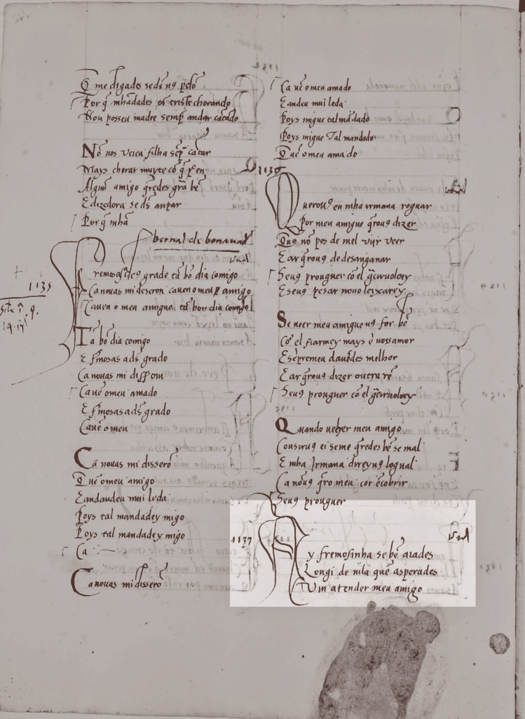 Ai fremosinha, se bem hajades