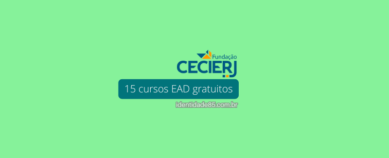 Fundação Cecierj oferece 15 cursos EAD gratuitos