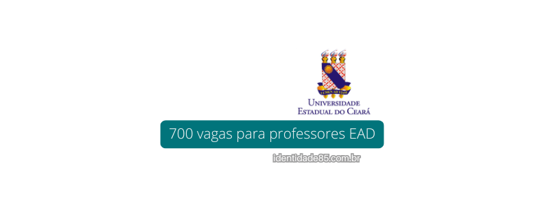 Mais de 700 vagas para professores EAD na UECE