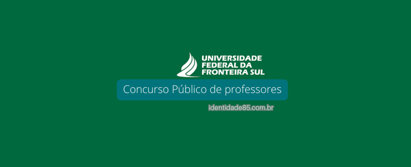 Concurso Público de professores da UFFS