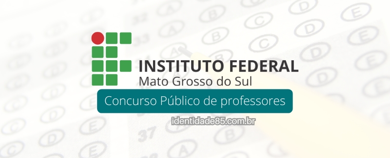 Concurso Público de professores do IFMS