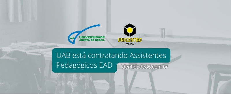 UAB está contratando Assistentes Pedagógicos EAD