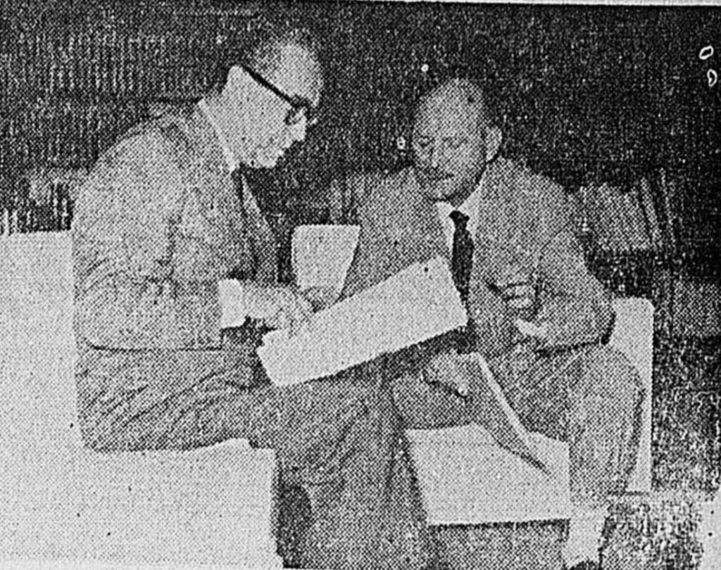 O presidente do INM Firman Neto e JK