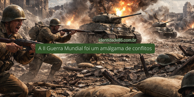 II guerra post A Segunda Guerra Mundial foi um amálgama de conflitos