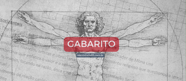 Palavras Cruzadas Renascimento GABARITO