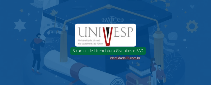 3 cursos de Licenciatura Gratuitos e EAD