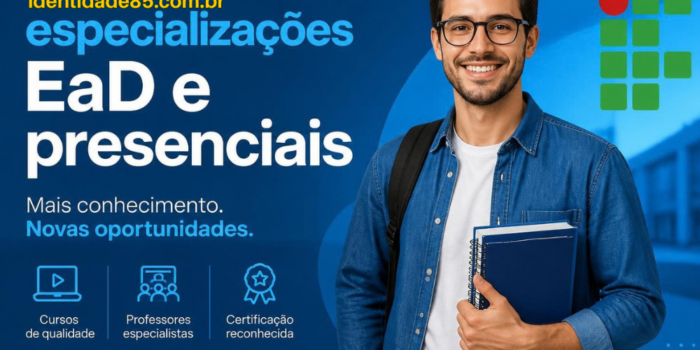 especializações EaD e presenciais