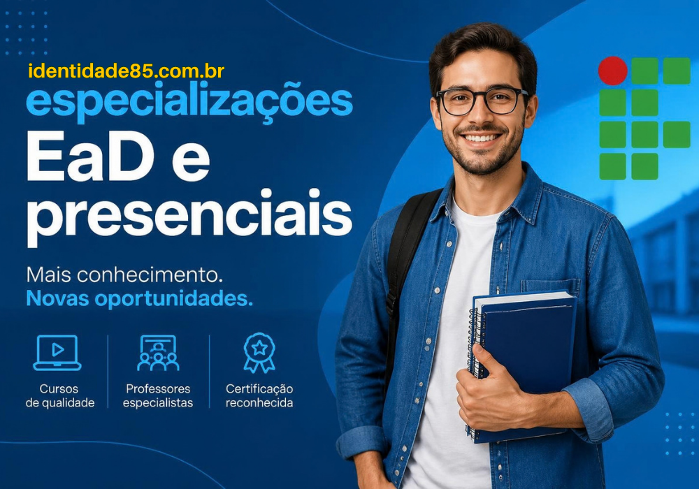 especializações EaD e presenciais