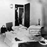 9th August 1962:  The room where film actress Marilyn Monroe (Norma Jean Mortenson or Norma Jean Baker, 1926 - 1962) died.  (Photo by E. Murray/Fox Photos/Getty Images)